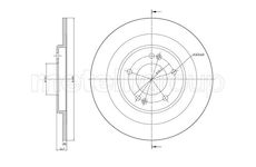 Brzdový kotouč METELLI 23-1387C