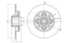 Brzdový kotouč METELLI 23-1394