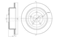 Brzdový kotouč METELLI 23-1428C