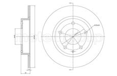 Brzdový kotouč METELLI 23-1524C