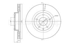 Brzdový kotouč METELLI 23-1525C