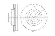 Brzdový kotouč METELLI 23-1558C
