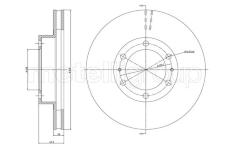 Brzdový kotouč METELLI 23-1565