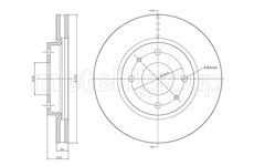 Brzdový kotouč METELLI 23-1579C