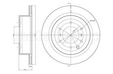 Brzdový kotouč METELLI 23-1663C