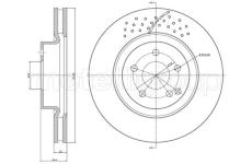 Brzdový kotouč METELLI 23-1689FC