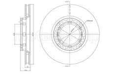 Brzdový kotouč METELLI 23-1722C