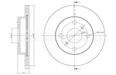 Brzdový kotouč METELLI 23-1735