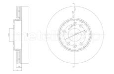 Brzdový kotúč METELLI 23-1793C