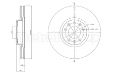 Brzdový kotouč METELLI 23-1848C