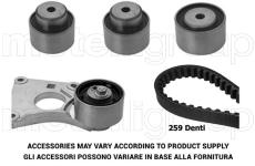 ozubení,sada rozvodového řemene METELLI 29-0210