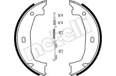 Sada brzd. čeľustí parkov. brzdy METELLI 53-0018K