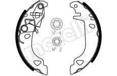Sada brzdových čelistí METELLI 53-0070J