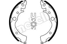 Sada brzdových čelistí METELLI 53-0155