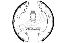Sada brzdových čelistí METELLI 53-0165