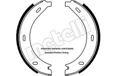 Sada brzdových čelistí, parkovací brzda METELLI 53-0236