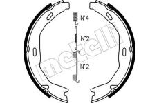 Sada brzdových čelistí, parkovací brzda METELLI 53-0245K