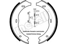 Sada brzd. čeľustí parkov. brzdy METELLI 53-0248K