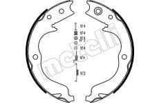 Sada brzd. čeľustí parkov. brzdy METELLI 53-0268K
