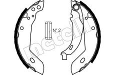 Sada brzdových čeľustí METELLI 53-0322