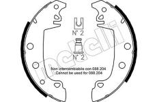 Sada brzdových čelistí METELLI 53-0324