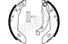 Sada brzdových čeľustí METELLI 53-0344