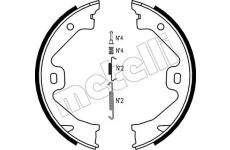 Sada brzd. čeľustí parkov. brzdy METELLI 53-0369K