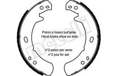 Sada brzdových čelistí, parkovací brzda METELLI 53-0373