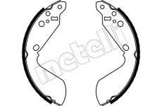 Sada brzdových čelistí METELLI 53-0399