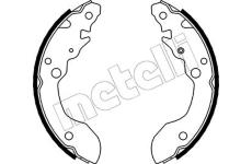 Sada brzdových čelistí METELLI 53-0402