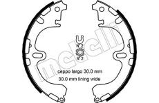 Sada brzdových čelistí METELLI 53-0433