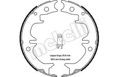 Sada brzdových čelistí, parkovací brzda METELLI 53-0442
