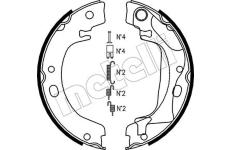 Sada brzdových čelistí, parkovací brzda METELLI 53-0446K