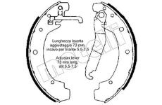 Sada brzdových čelistí METELLI 53-0463