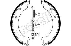 Sada brzd. čeľustí parkov. brzdy METELLI 53-0478K