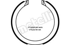 Sada brzdových čelistí, parkovací brzda METELLI 53-0491