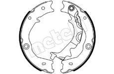 Sada brzdových čelistí, parkovací brzda METELLI 53-0586