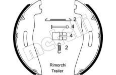 Sada brzdových čelistí METELLI 53-0595