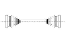 Hnací hřídel METELLI 17-0377