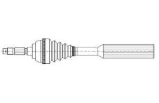 Hnací hřídel METELLI 17-0381