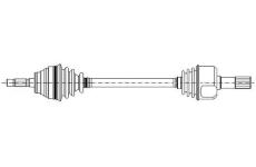 Hnací hřídel METELLI 17-0556