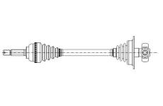 Hnací hřídel METELLI 17-1243
