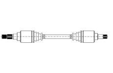 Hnací hřídel METELLI 17-0628