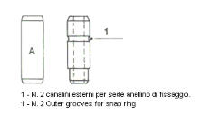 Vodítko ventilů METELLI 01-1275