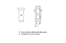 Vodítko ventilů METELLI 01-1482