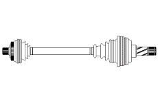 Hnací hřídel METELLI 17-0360