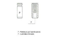 Vodítko ventilů METELLI 01-2257