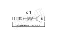 Vystrazny kontakt, opotrebeni oblozeni METELLI SU.012