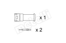 Vystrazny kontakt, opotrebeni oblozeni METELLI SU.077K