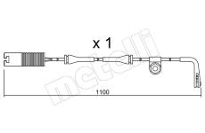 Vystrazny kontakt, opotrebeni oblozeni METELLI SU.148